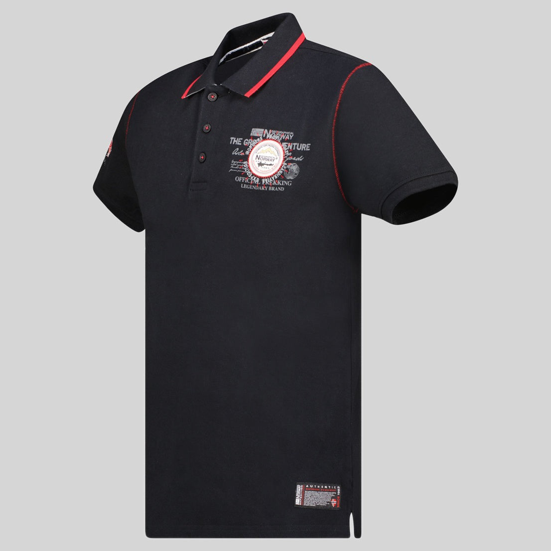 geographical-norway-kilsvik-polo-herren-schwarz-baumwolle image 3