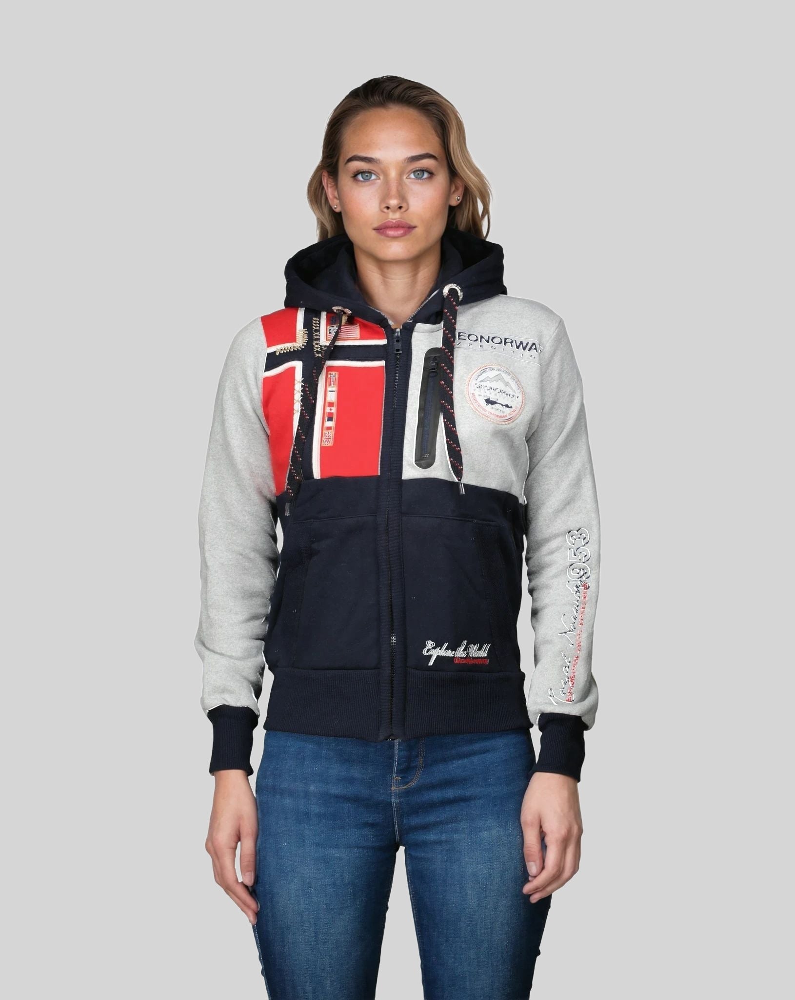 geographical-norway-gexplore-sweatjacke-damen-mit-kapuze image 6