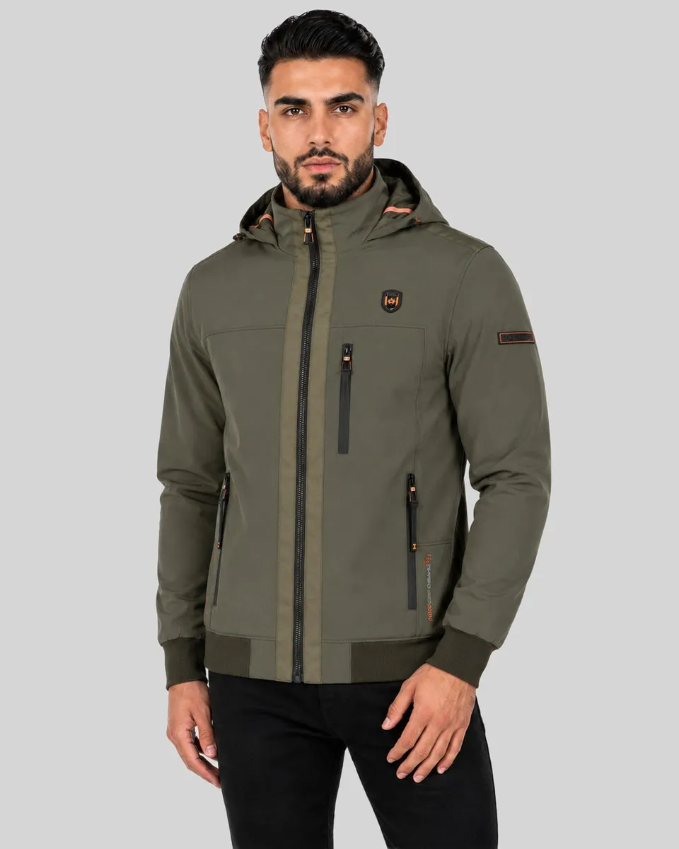 geographical-norway-bacary-herren-bergangsjacke-khaki-wendejacke image 1