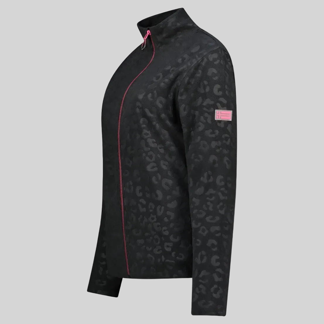geographical-norway-uminie-fleecejacke-damen-marine-leopard-fleece image 8