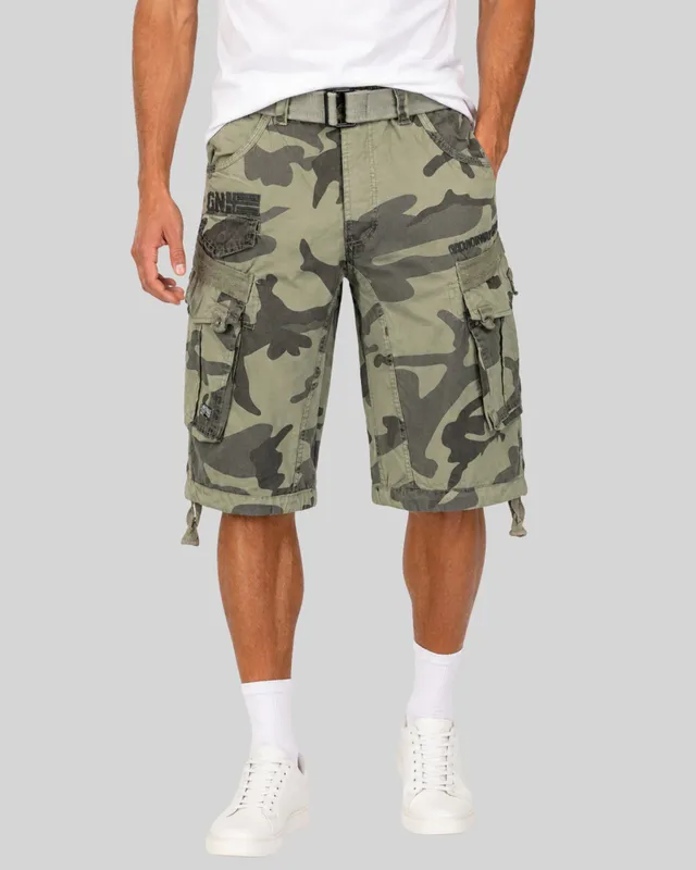 geographical-norway-panoramique-bermuda-herren-camo-kaki-sommer image 1