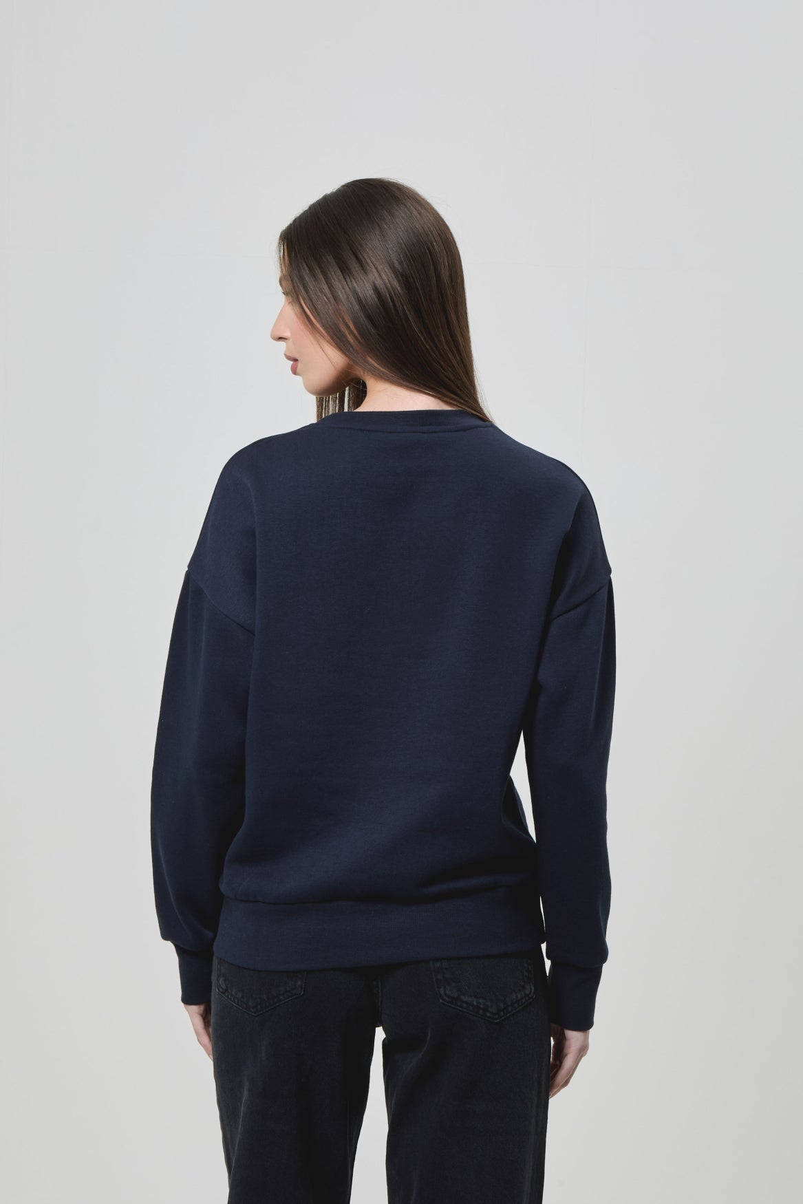 bench-kaufa-sweatshirt-damen-regular-fit-rundhals-in-wei-navy-oder-light-sage image 8