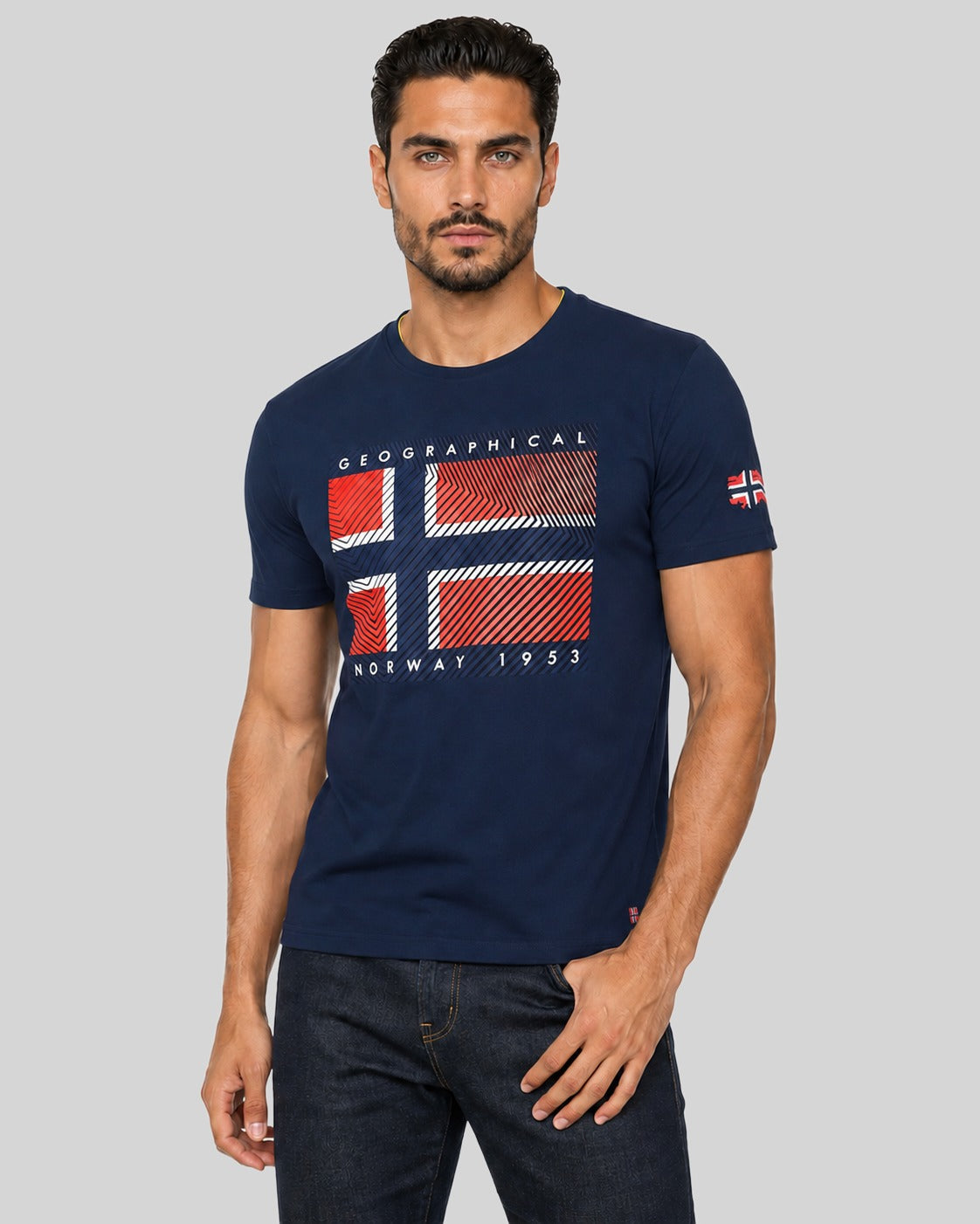 geographical-norway-junter-herren-t-shirt-schwarz-100-baumwolle-rundhals-sommer image 7