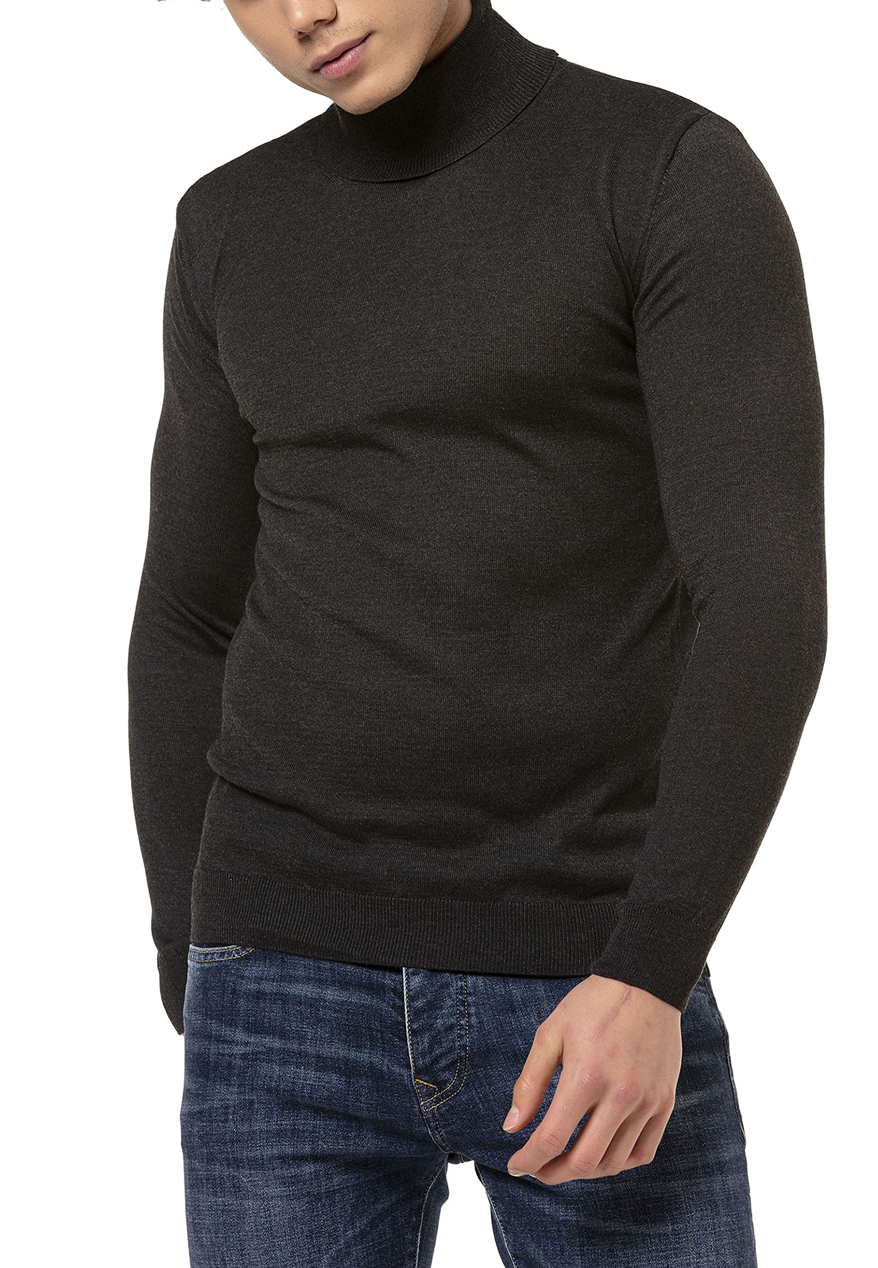 redbridge-pullover-rollkragenpullover-herren-dunkelgrau image 3