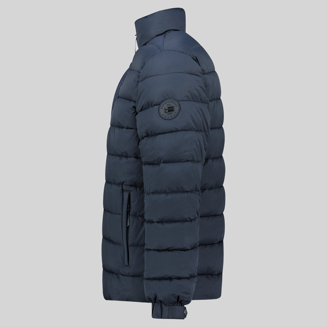 geographical-norway-boudric-steppjacke-herren-mit-stehkragen-leicht-marine-schwa image 6
