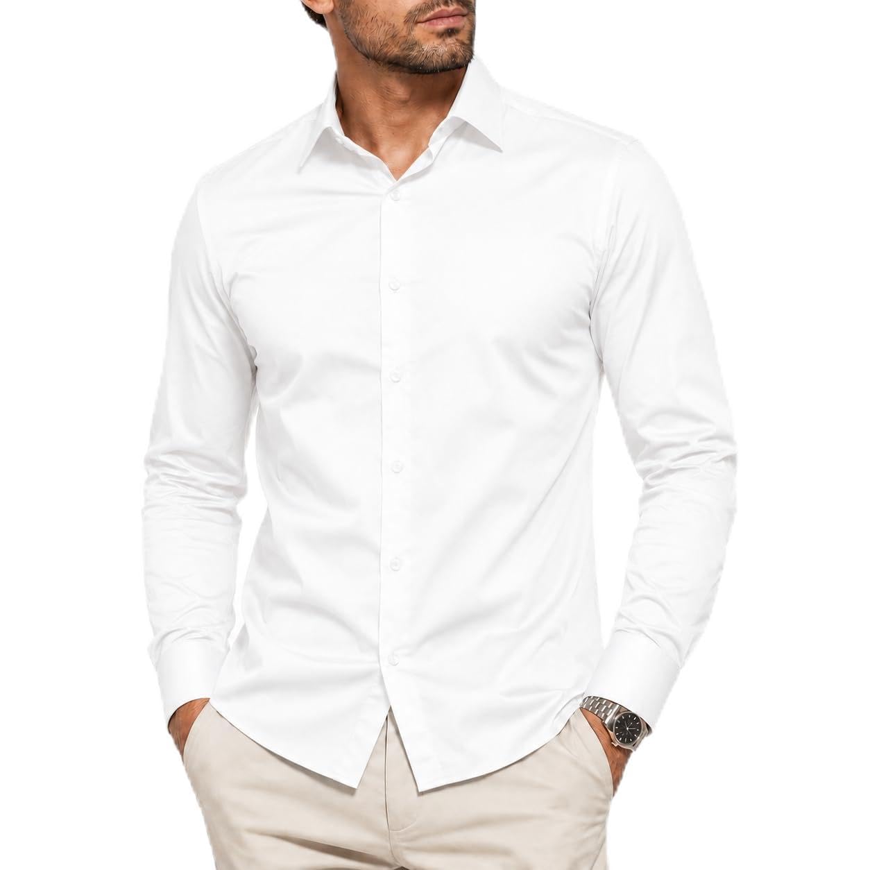 redbridge-hemden-langarmhemd-slim-fit-herren-3xl-schwarz image 8