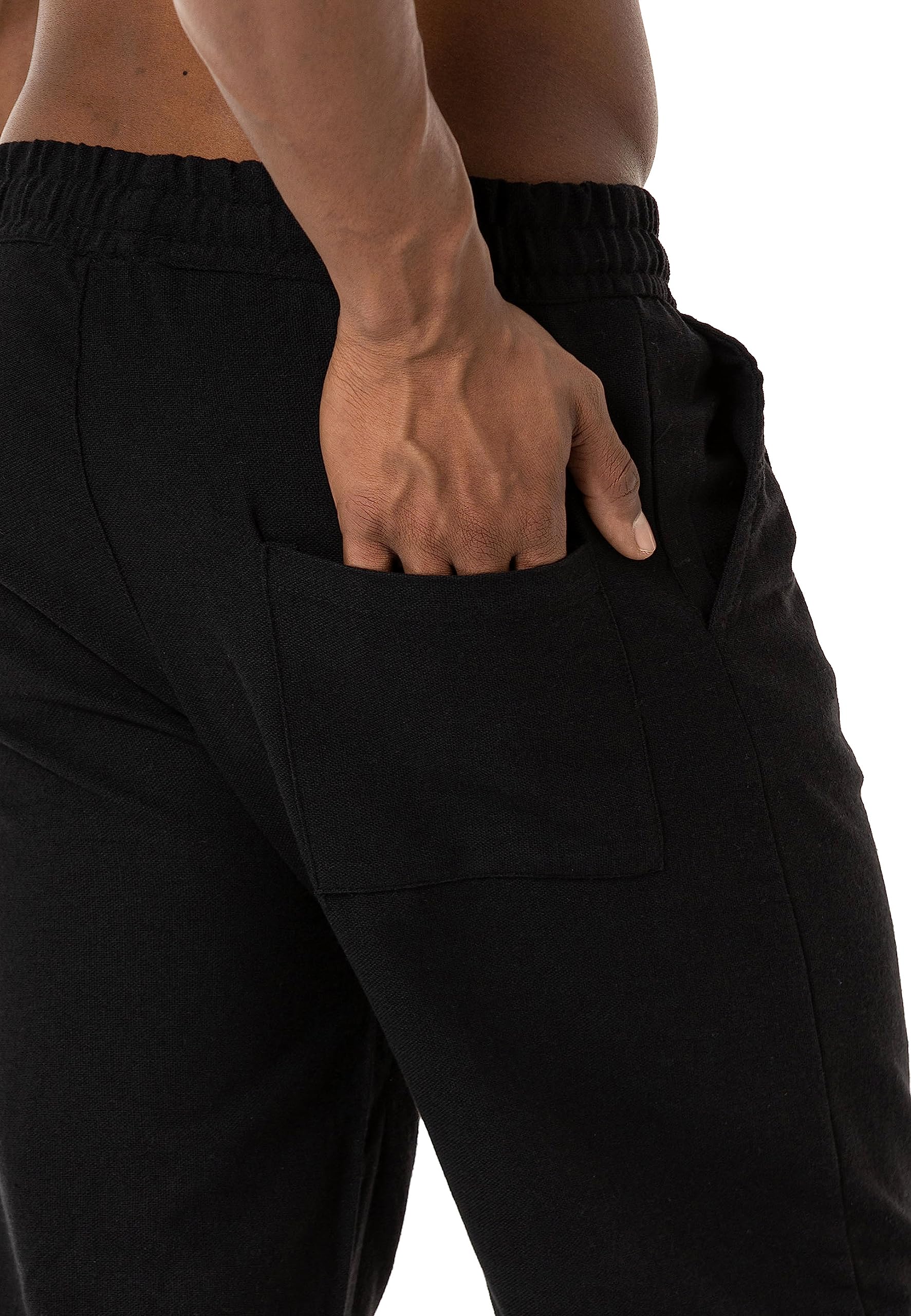 redbridge-hosen-herren-leinenhose-ecru-weit-m4319 image 6