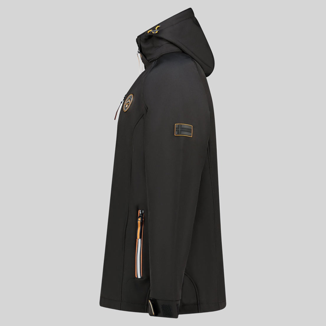 geographical-norway-tabim-softshelljacke-herren-schwarz-kapuze image 4