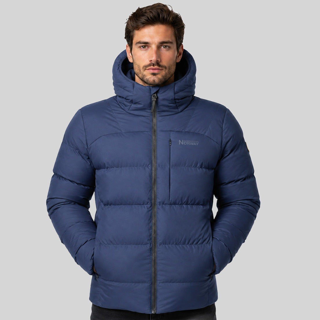 geographical-norway-bicross-herren-daunenjacke-schwarz-kapuze image 7