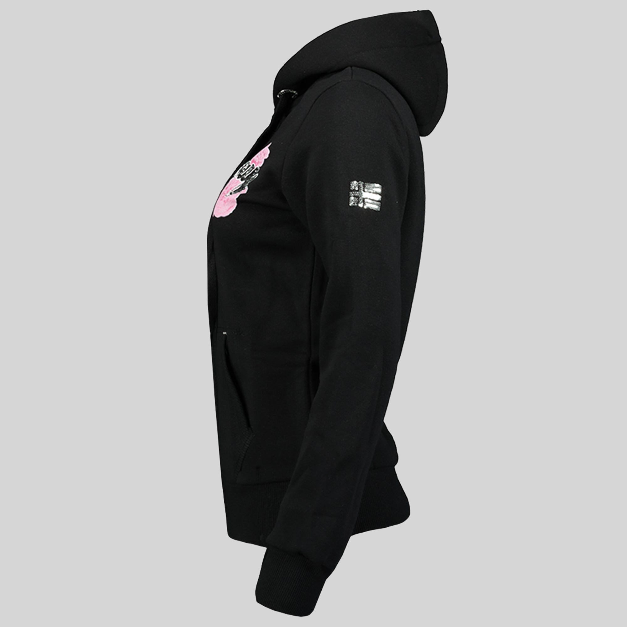 geographical-norway-gelphine-damen-sweatjacke-schwarz image 5