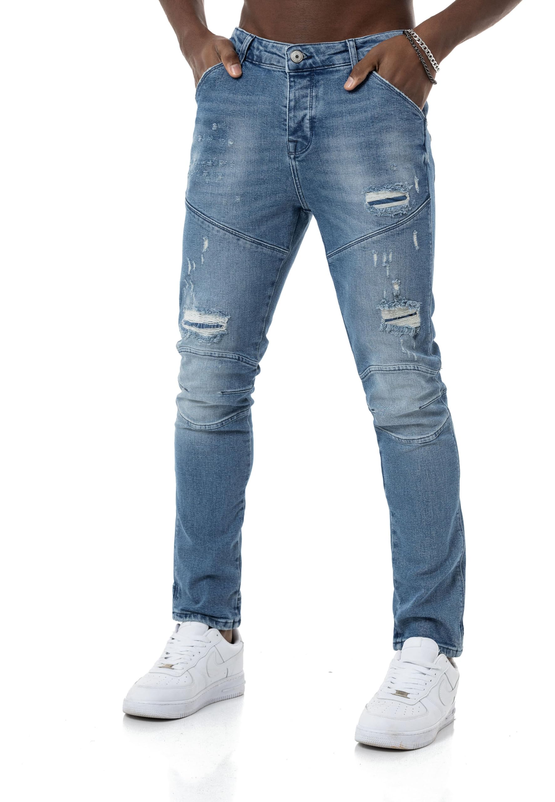 redbridge-jeans-herren-denim-hose-32w-34l-alltag image 2