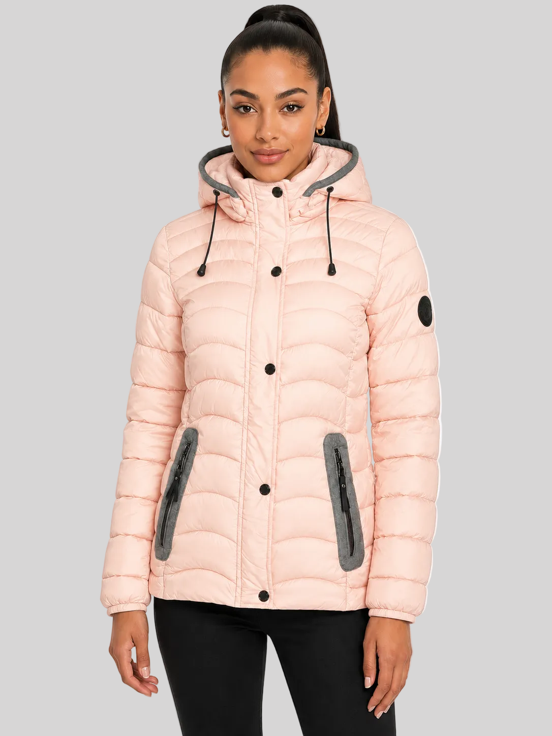 geographical-norway-dariella-damen-parka-schwarz-mit-kapuze image 1