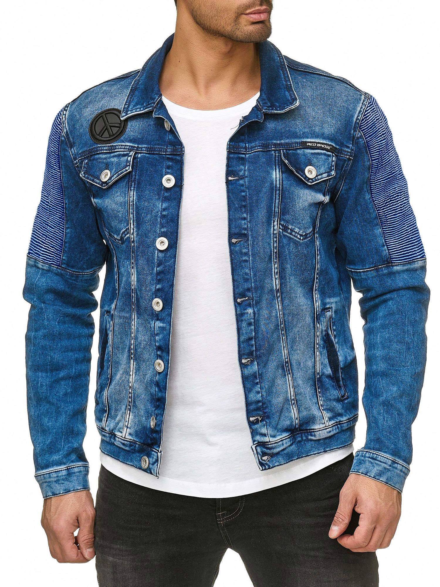 redbridge-m6058-jeansjacke-herren-blau-denim-biker-style image 3