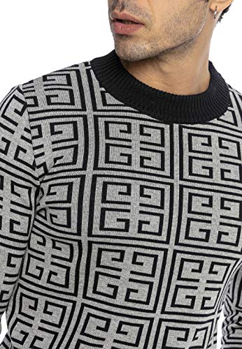 redbridge-pullover-herren-strickpullover-slim-fit-grau-xl image 8