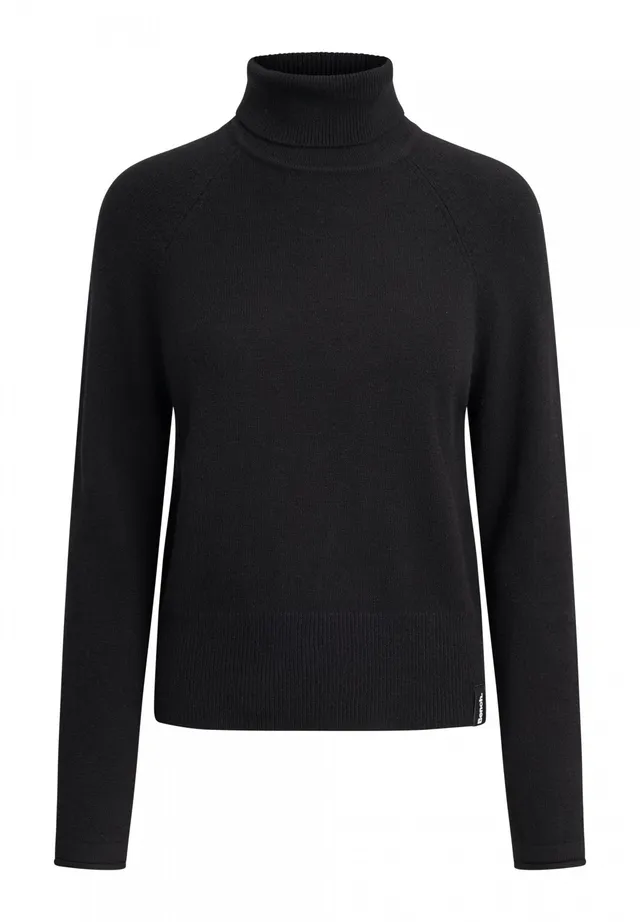 bench-johanna-damen-rollkragen-strickpullover-black-viskose image 1
