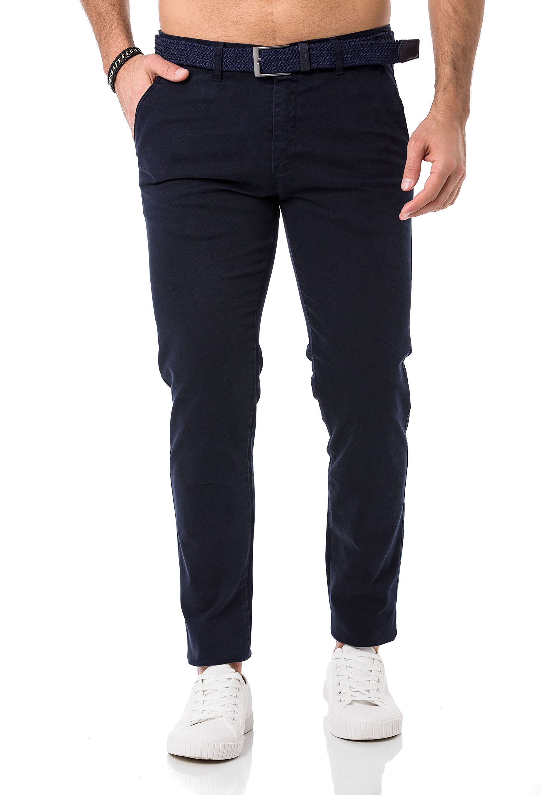 redbridge-hose-herren-chino-mit-g-rtel-khaki-29w-32l image 8